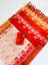 MG 385 Gold Jari Linen Printed Non Catalog Sarees Wholesale Suppliers In Mumbai
